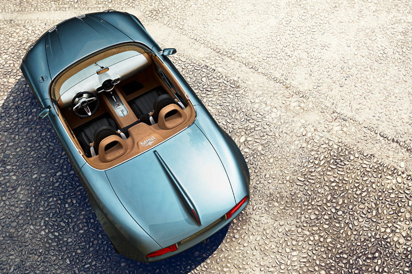 MINI superleggera vision concept is an italian coach-built electric roadster
