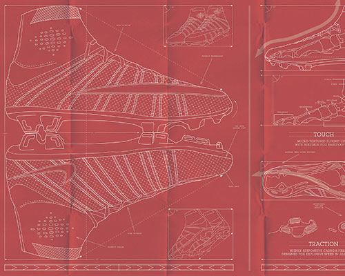 architecture of the NIKE mercurial superfly 10 football boot