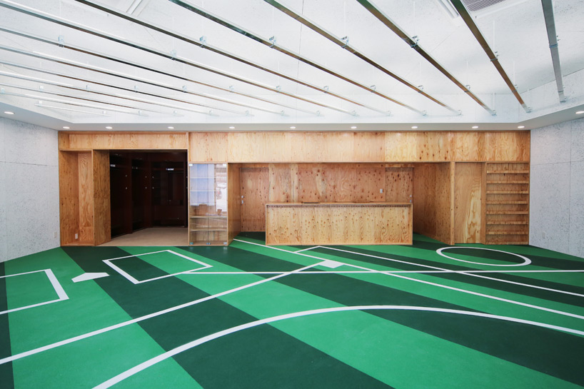 tsubame architects club house hokkaido nippon-ham fighters designboom
