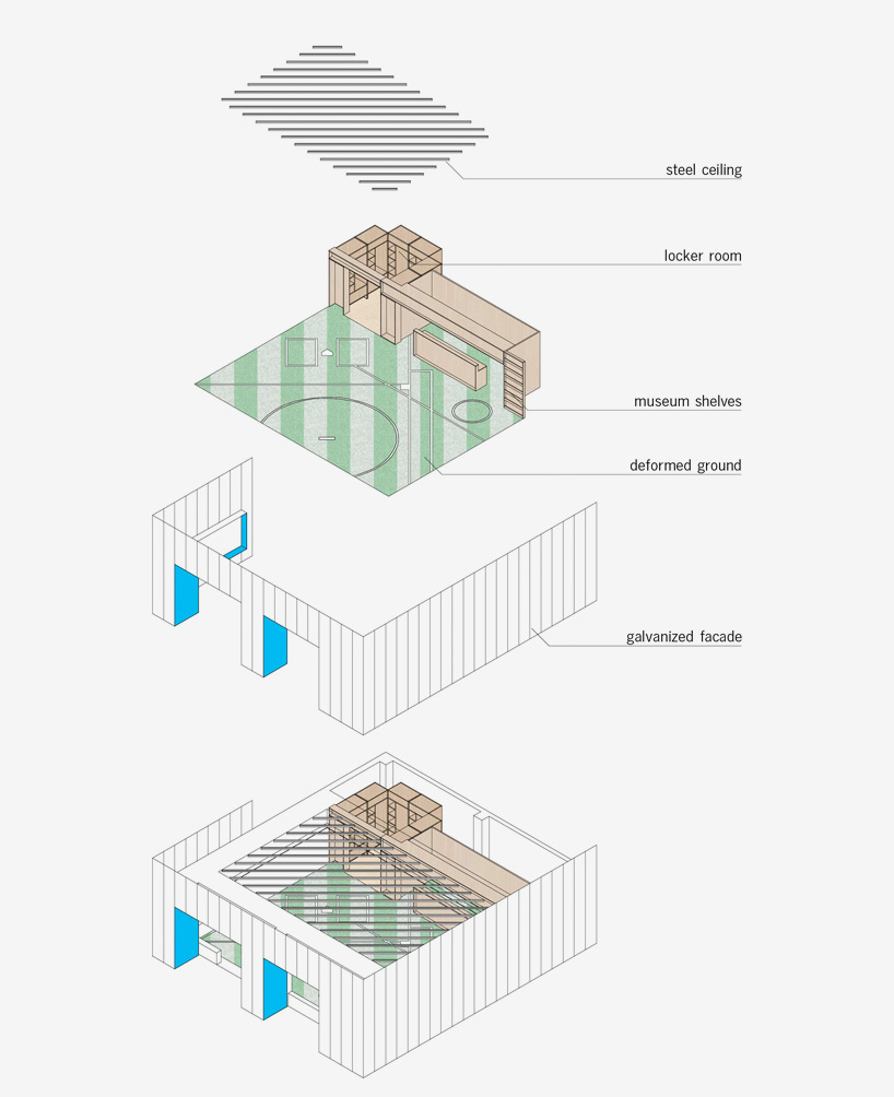 tsubame architects club house hokkaido nippon-ham fighters designboom