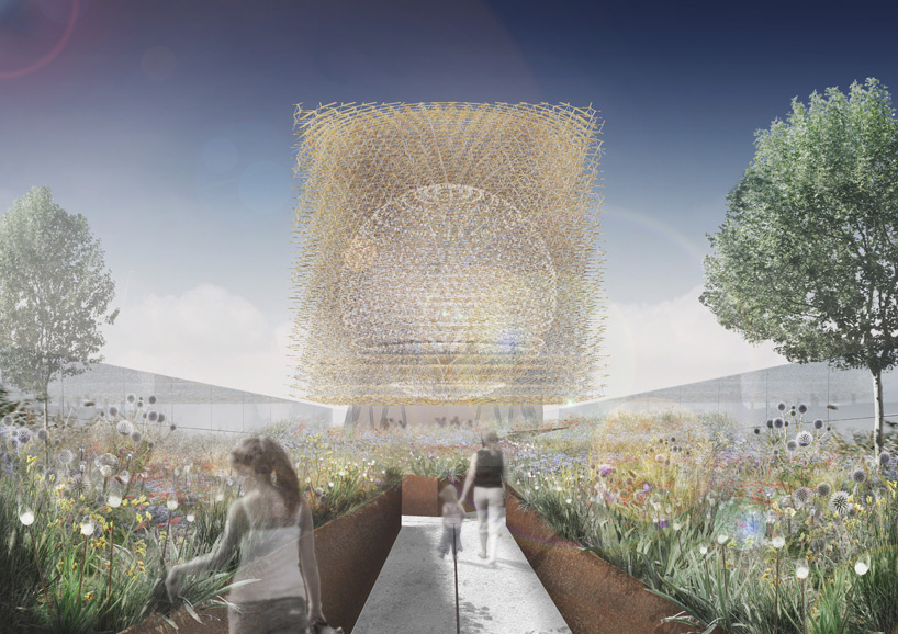 wolfgang buttress's revised design for UK pavilion at expo milan 2015