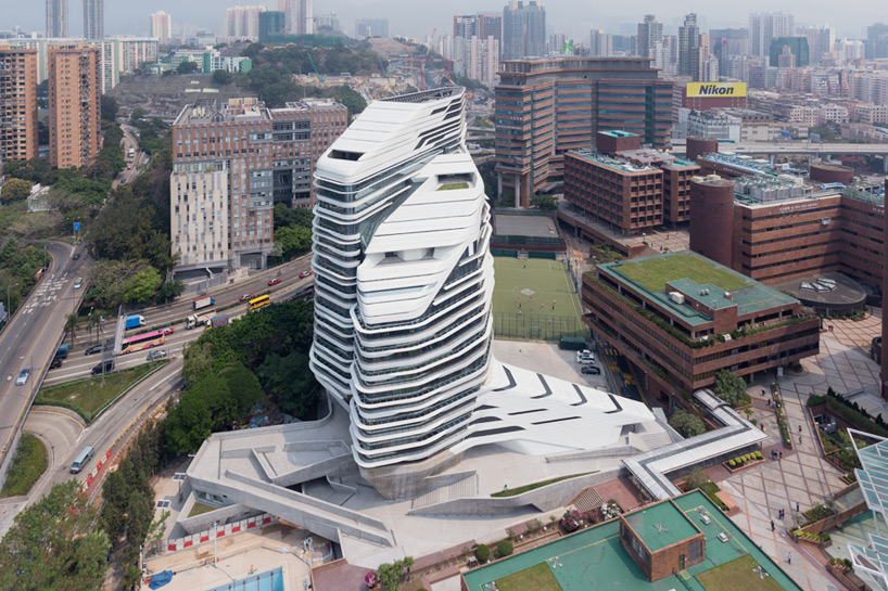 iwan baan documents zaha hadid's jockey club innovation tower