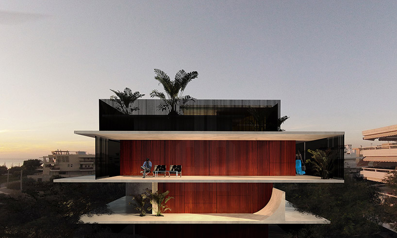 314 architecture studio h34 seaside apartments athens