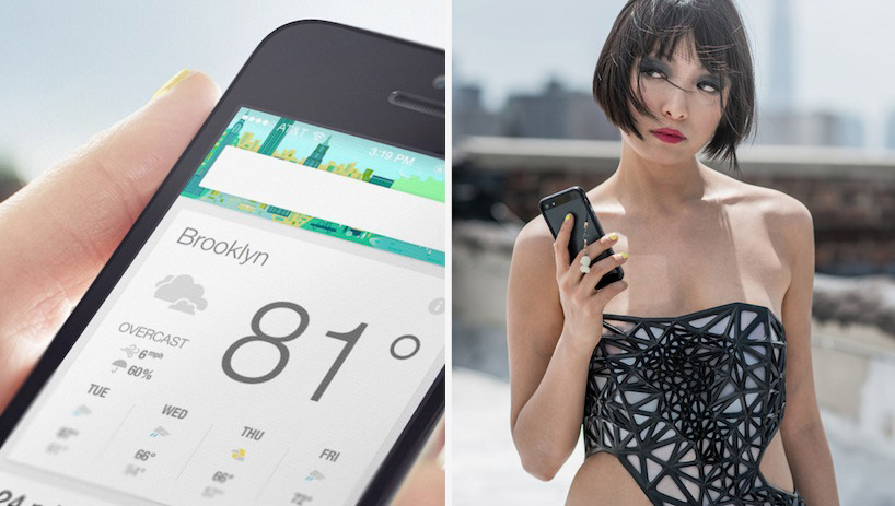 3D-printed corset makes the wearer more naked as smartphone data is shared