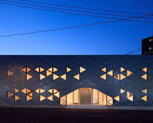 DABURA patterns commercial building full of triangles in japan