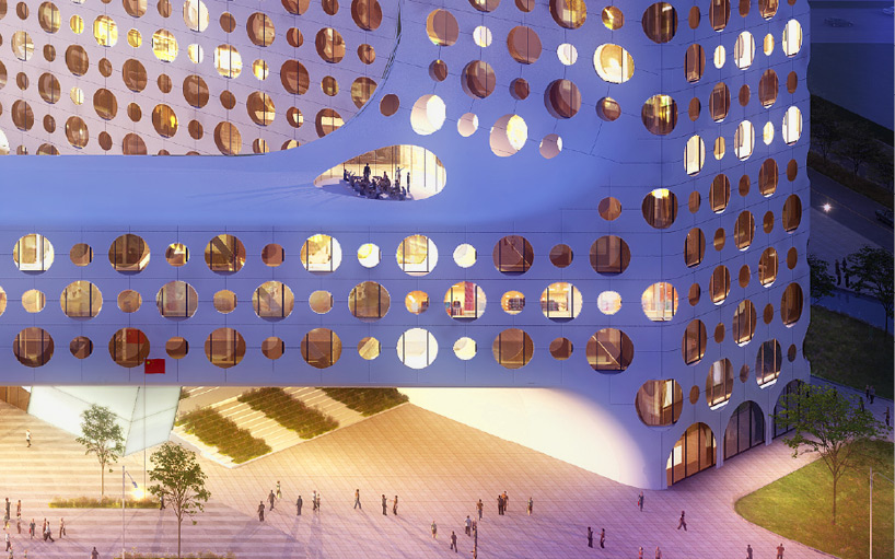 JDS architects qingdao open hand china designboom
