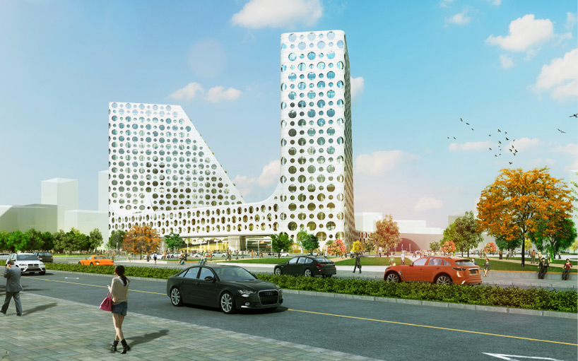 JDS architects qingdao open hand china designboom
