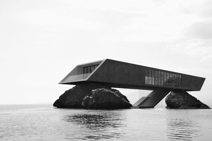 LAD visualizes five small villas isolated in natural landscapes