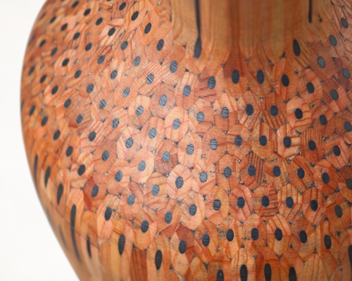 amalgamated pencils form vases by studio markunpoika
