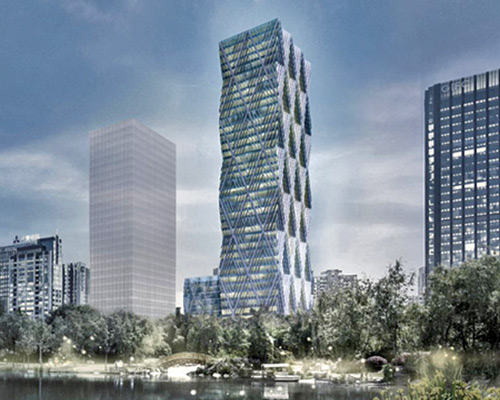 david adjaye proposes mixed-use gubei SOHO tower in shanghai
