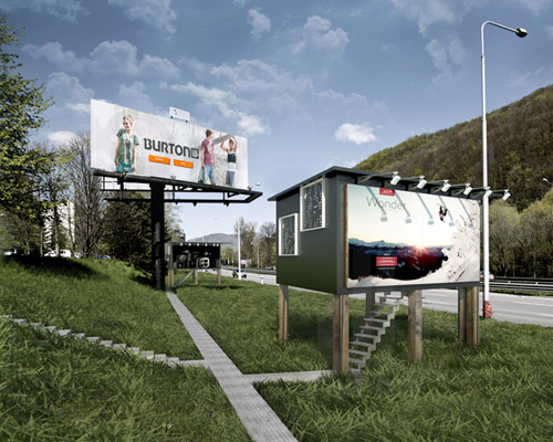 designdevelop converts billboards into houses for the homeless