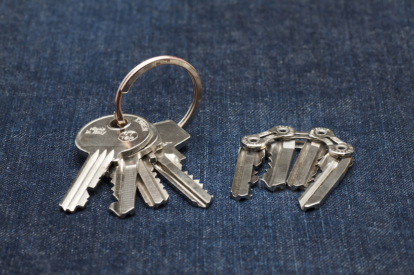 farkas csortan recycle bicycle chains minimalist key holders