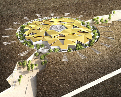 gerber architekten awarded for noble quran oasis proposal