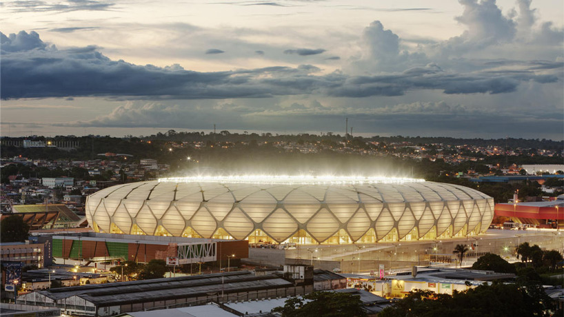 Arena Amazônia in Manaus .Capacity 46000 : Design-wise, the