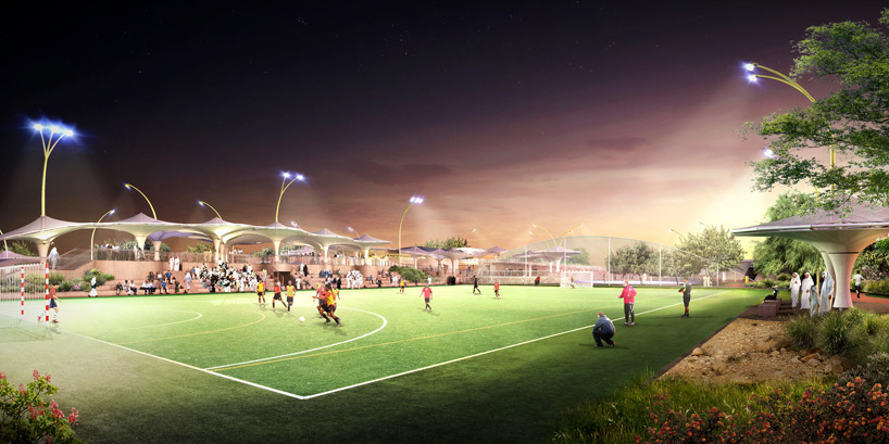 grimshaw architects national network of recreational sport facilities qatar designboom