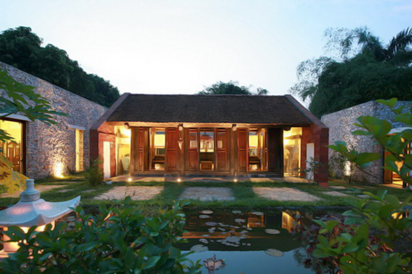 hoang minh constructs suburb house for diplomat in hanoi city