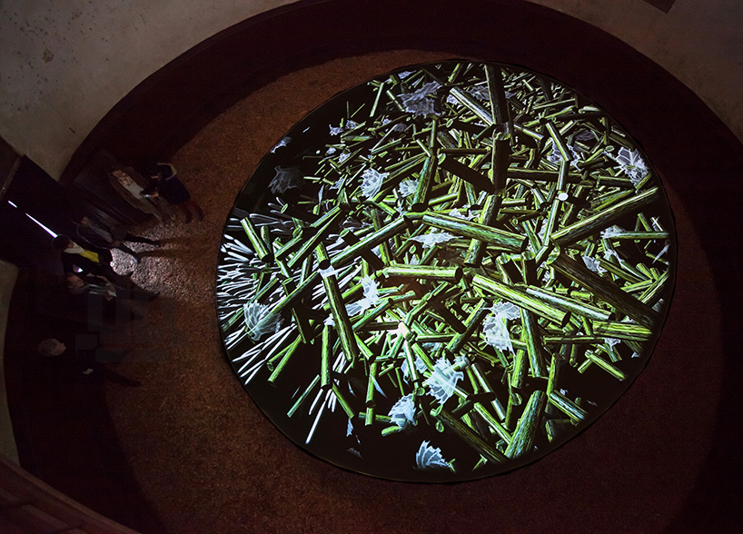 miguel chevalier generates virtual plants and trees for trans natures