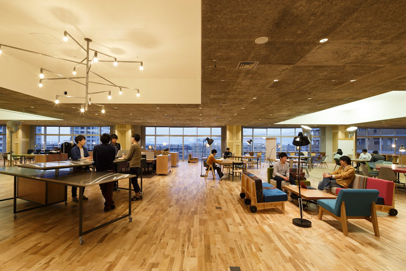 naruse inokuma architects creates open work space with KOIL in japan