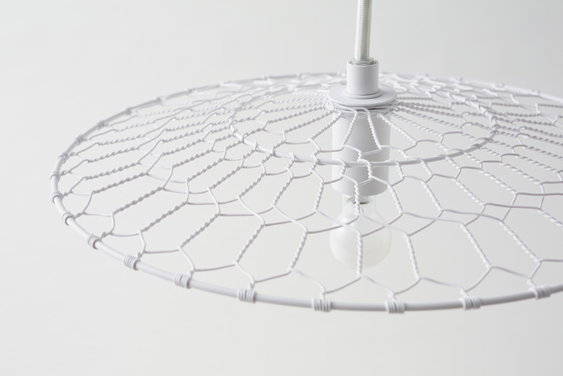 nendo bases lamp off kyoto wire netting cooking utensil 