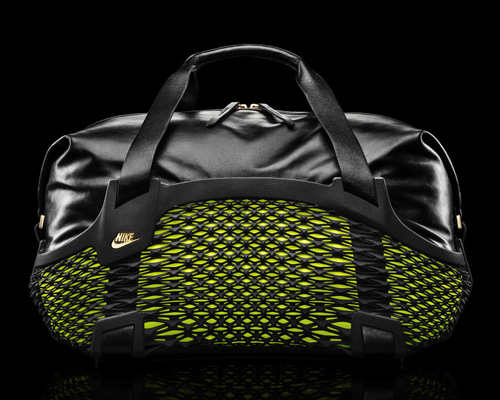 excel helicopter Employee NIKE presents rebento duffel: a 3D printed performance leather sports bag