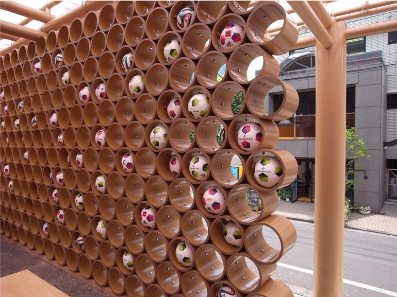 world cup pavilion shigeru ban designboom