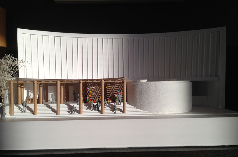 world cup pavilion shigeru ban designboom