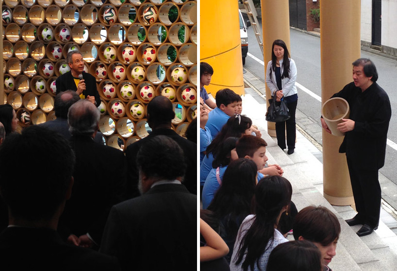 world cup pavilion shigeru ban designboom