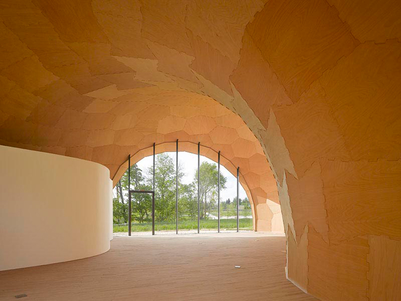 stuttgart university landesgartenschau exhibition hall designboom