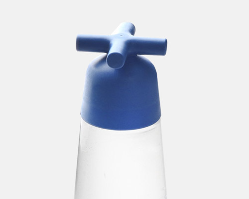 sismo models water bottle tap to look like kitchen sink knobs