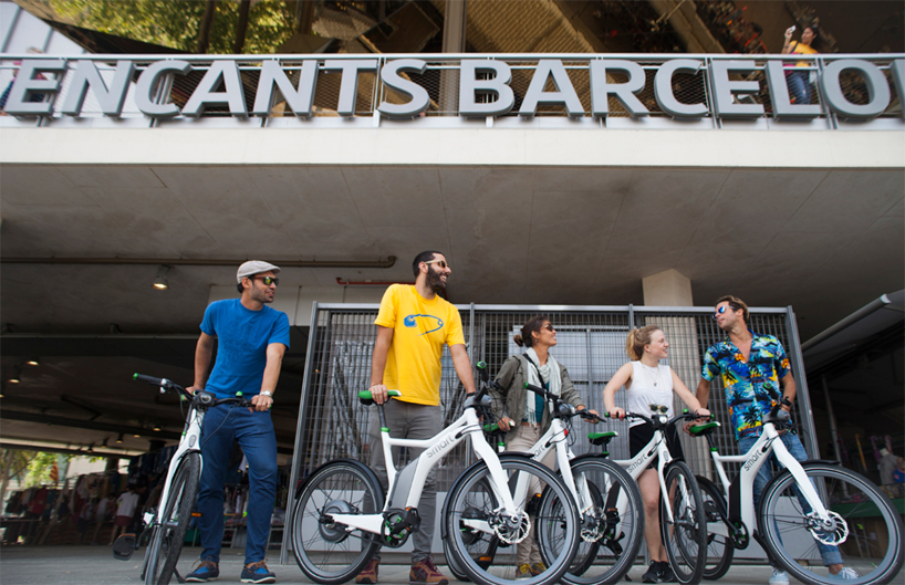 the smart ebike design tour visits barcelona design week