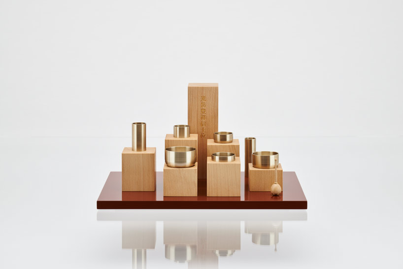 handcrafted buddist altar for daily rituals by torafu architects