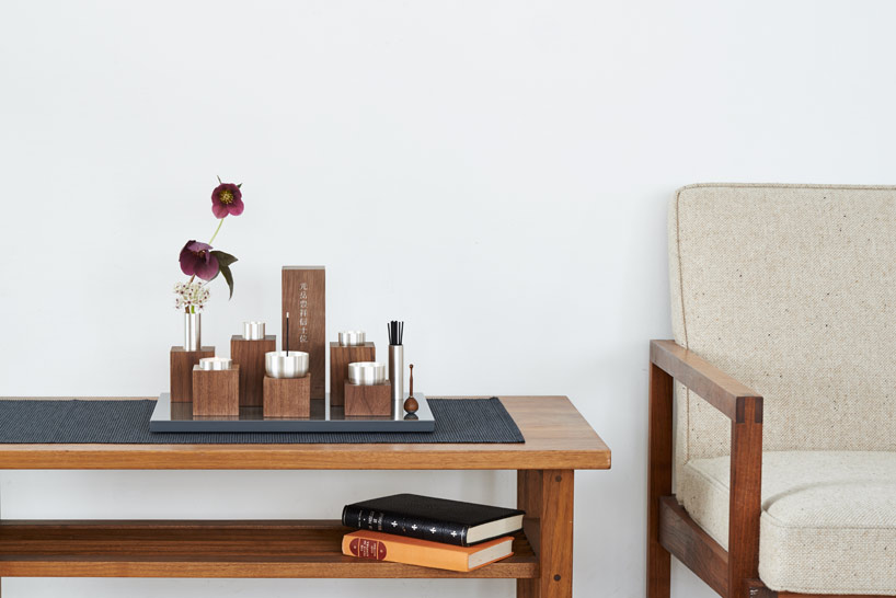 handcrafted buddist altar for daily rituals by torafu architects