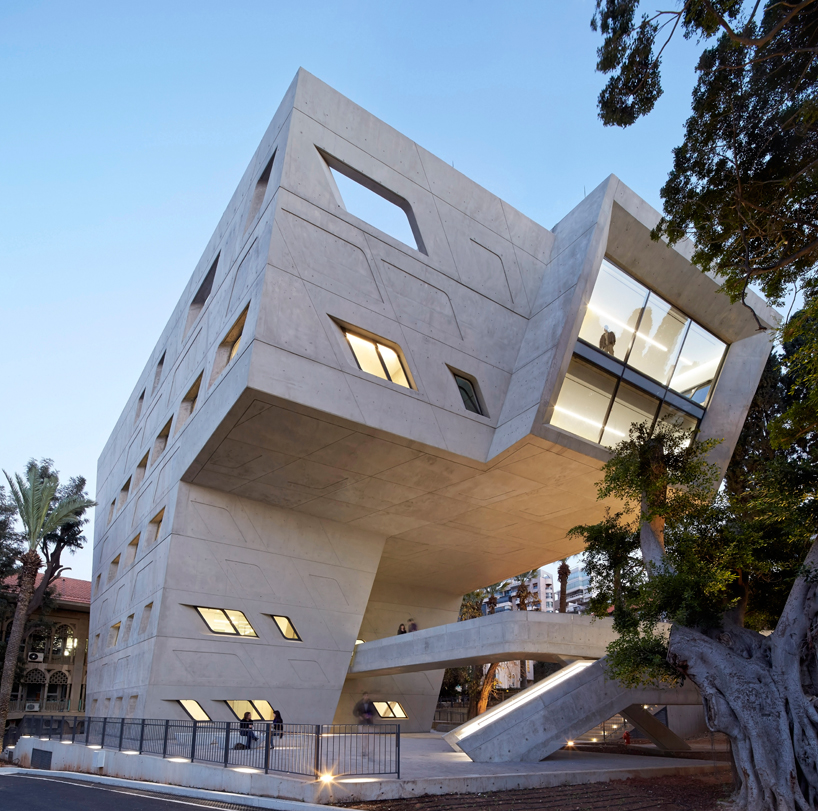 zaha hadid architects creates research hub with issam fares institute