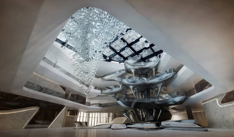 zaha hadid opus office tower dubai hotel designboom