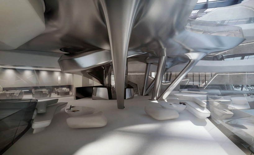 zaha hadid opus office tower dubai hotel designboom
