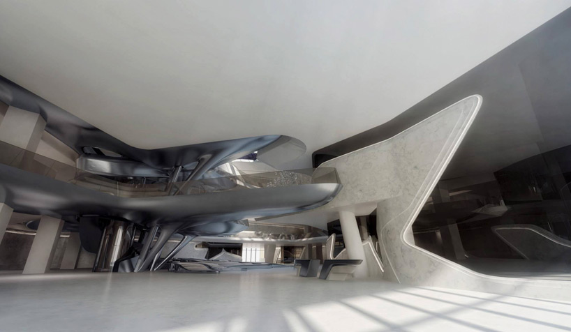 zaha hadid opus office tower dubai hotel designboom