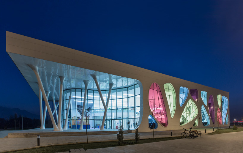 organically formed kayseri ice ring by bahadir kul architects
