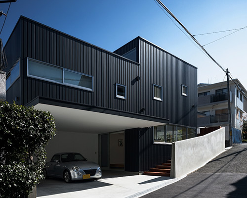 UZU architects disguises swallow house in suburban japan