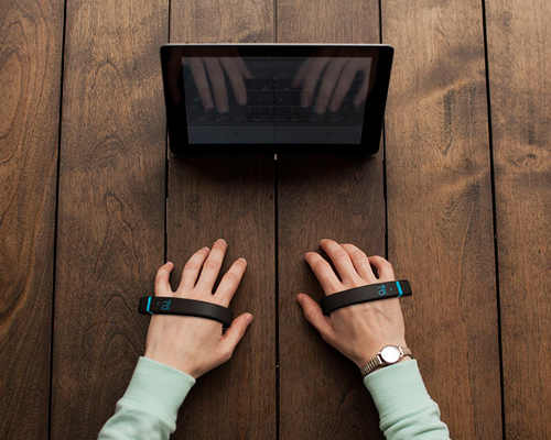 AirType keyless bluetooth keyboard fits in the palm of your hand
