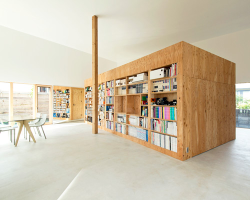 archi LAB places plywood unit inside live/work space