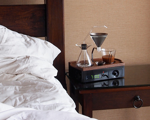 The Barisieur: A Coffee Making Alarm Clock by Josh Renouf - Homeli