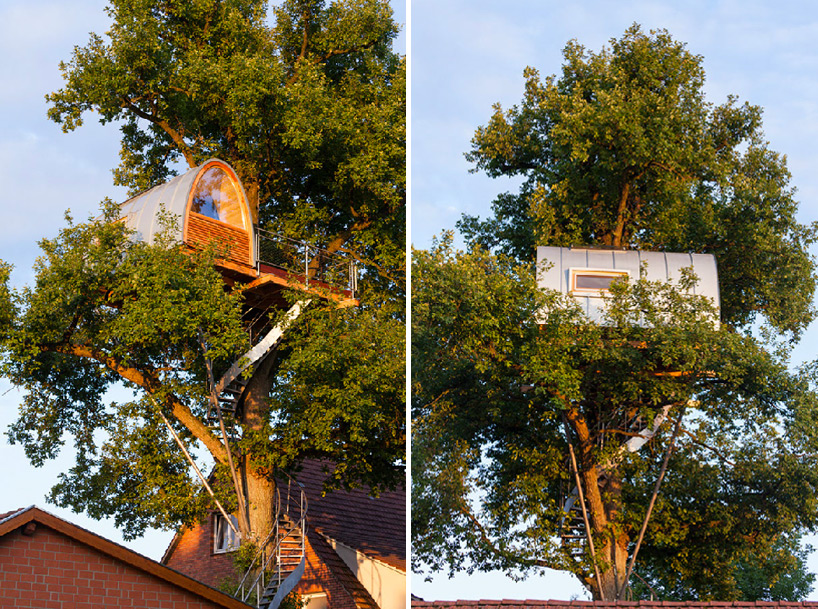 baumraum treehouse halle designboom