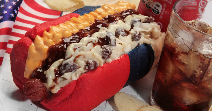 celebrate the 4th of july with world cup-themed hot dogs