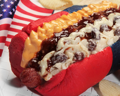 celebrate the 4th of july with world cup-themed hot dogs