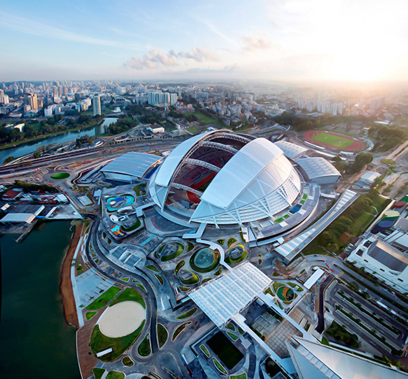 DP architects + arup associates design singapore national sports hub