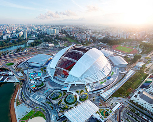 DP architects + arup associates design singapore national sports hub