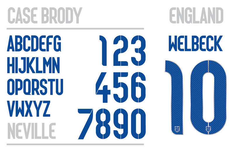 NIKE cup fonts