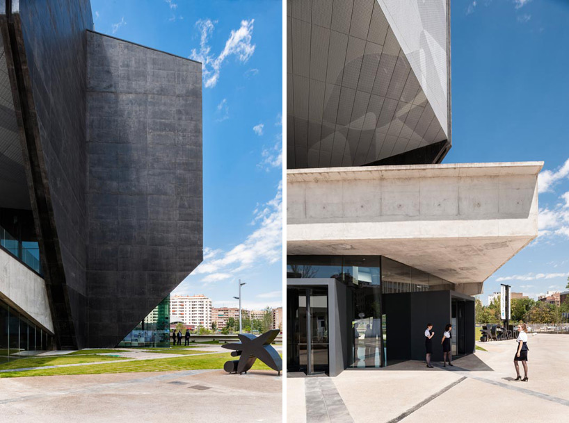 estudio carme pinos elevates angular caixaforum zaragoza designboom 01
