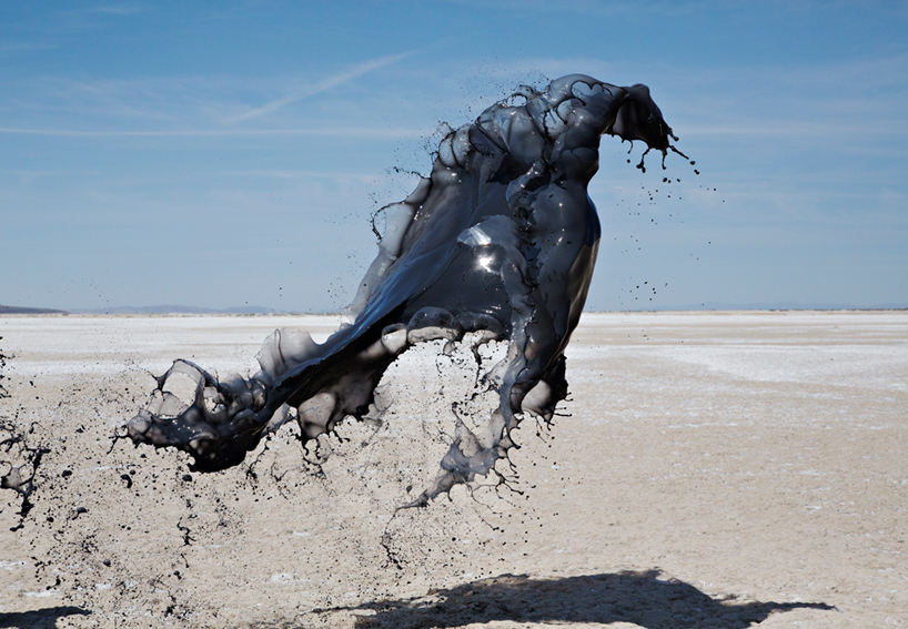 floto + warner capture colourant floating sculptures