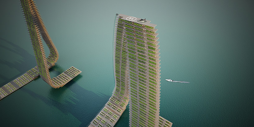 forward thinking architecture develops floating responsive agriculture